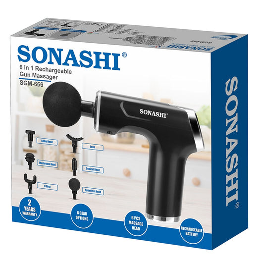 Sonashi 6-in-1 Gun Massager SGM-666